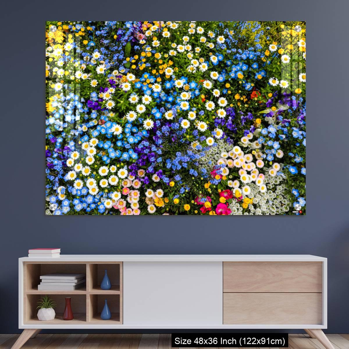 OMGs Acrylic Wall Decor – Flowers Full Frame